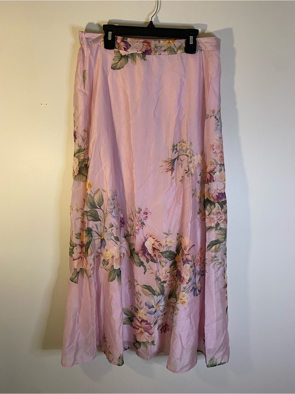 Calypso St. Barth Pink Floral Maxi Skirt